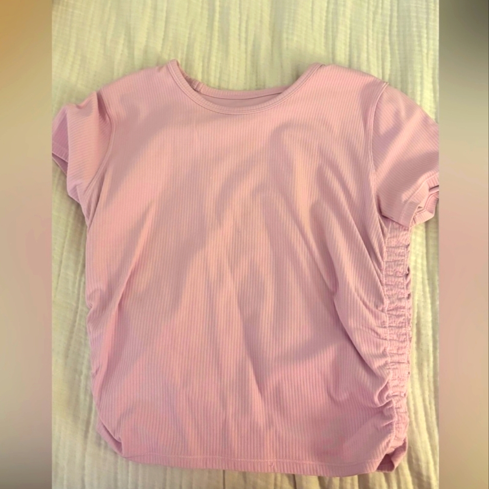 Lululemon All It Takes Ribbed Nulu Top Size 6 Pink